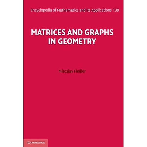 Matrices and Graphs in Geometry, Miroslav Fiedler