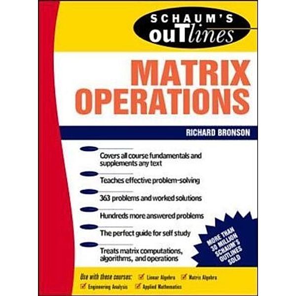 Matrix Operations, Richard Bronson