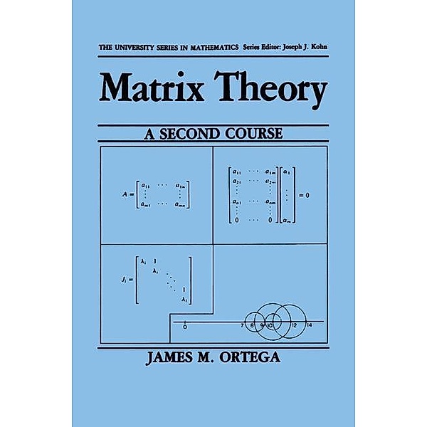 Matrix Theory: A Second Course / University Series in Mathematics, James M. Ortega