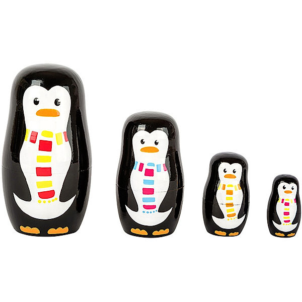 small foot® Matrjoschka PINGUIN-FAMILIE aus Holz