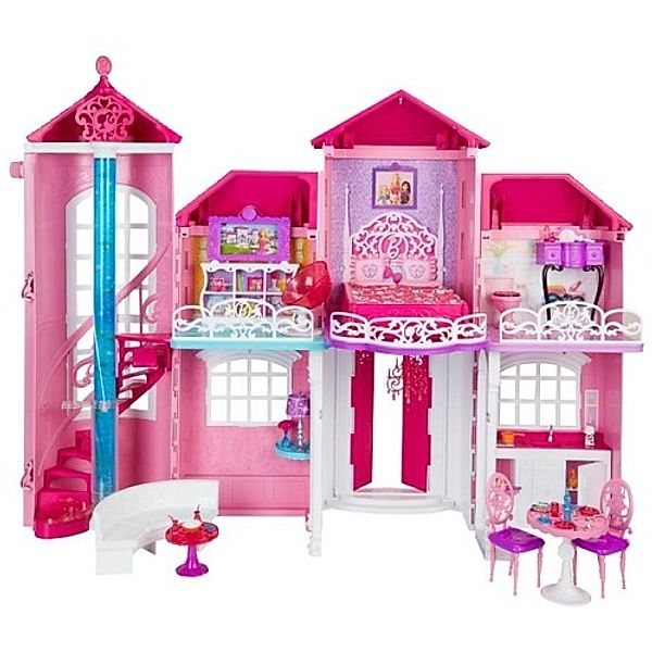 Barbie Mattel Barbie BJP34 - Traumhaus mit viel Zubehör