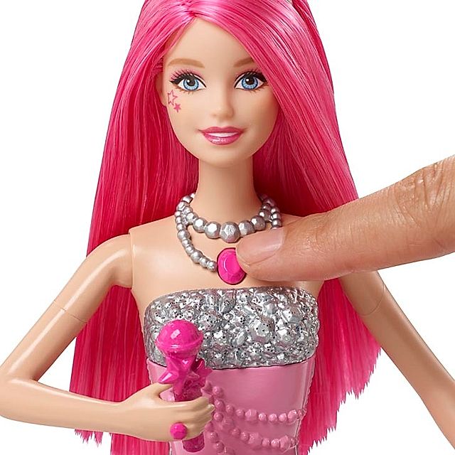 Mattel Barbie CMR83-Prinzessin Courtney mit Mikrofon | Weltbild.de