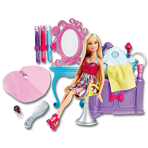 Mattel - Barbie Glam Haar Styling Salon