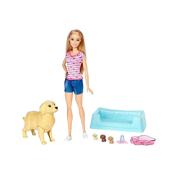 Mattel Mattel Barbie Hundemama, Welpen & Puppe