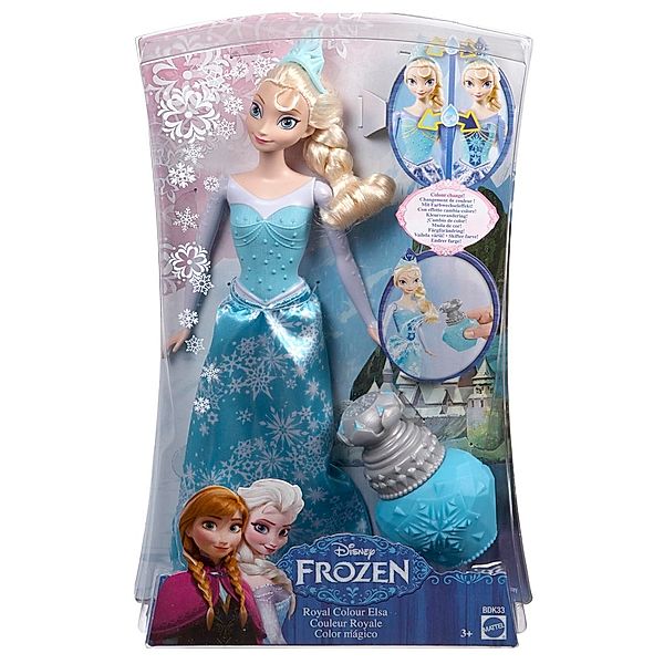 Mattel Disney BDK33-Farbwechselzauber Elsa