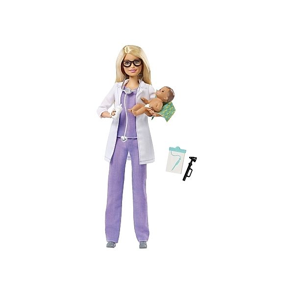 Mattel Mattel FPR44 Barbie Kinderärztin Puppe und Spielset