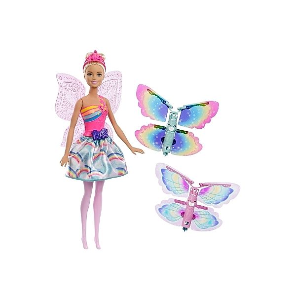 Mattel Mattel FRB08 Barbie Regenbogen Magische Flügel-Fee Puppe