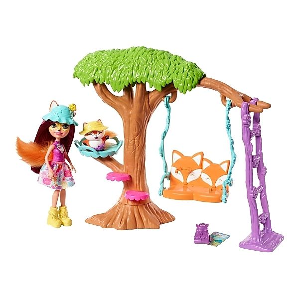 Mattel Mattel FRH45 Enchantimals Felicity FoJa und Flick Spielplatz-Abenteuer