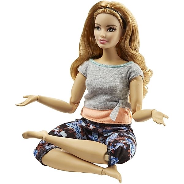 Mattel Mattel FTG84 Barbie Made to Move Puppe (blond strawberry)