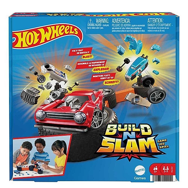 Mattel Mattel Games - Hot Wheels Build N Slam