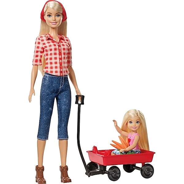 Mattel Mattel GCK84 Barbie® Farm Barbie + Chelsea Puppen