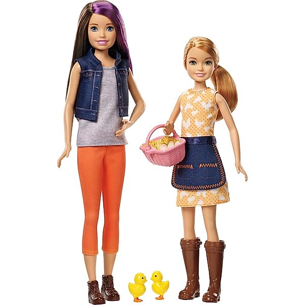 Mattel Mattel GCK85 Barbie® Farm Skipper + Stacie Puppen