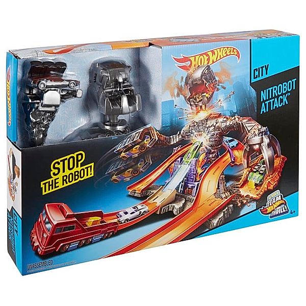 Mattel Mattel Hot Wheels CDR06 - Nitrobot-Attacke Spielset