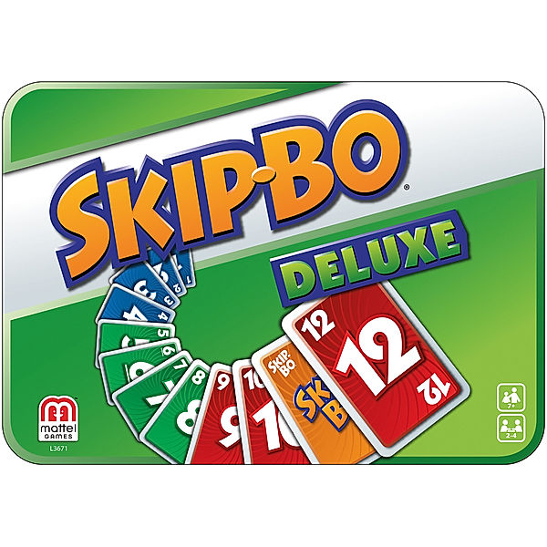 Mattel Mattel - Skip Bo Deluxe, Kartenspiel, in der Geschenkbox