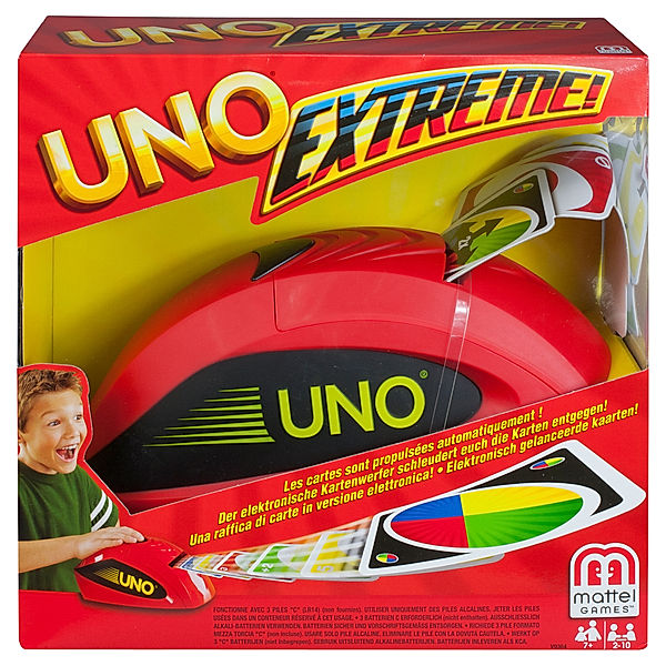 Mattel mattel Uno Extreme, 2-10 Spieler, ab 7 Jahren