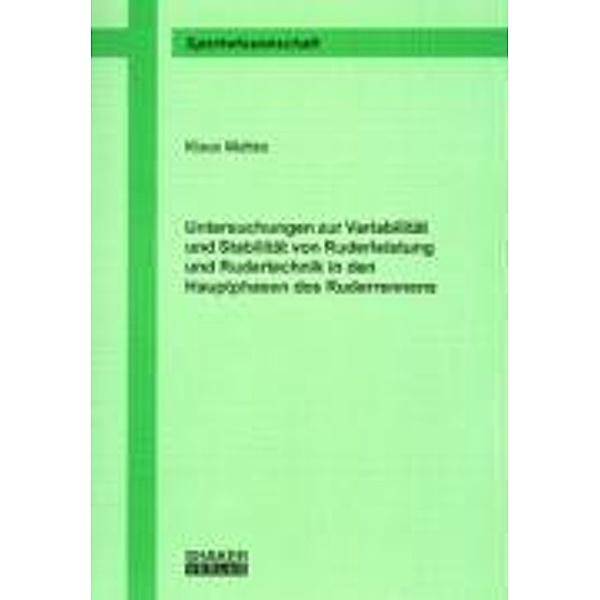 Mattes, K: Untersuchungen zur Variabilität und Stabilität vo, Klaus Mattes