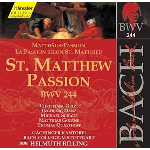 Matthäus-Passion, Johann Sebastian Bach