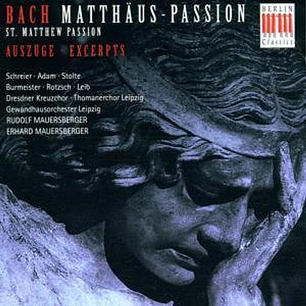 Matthäus-passion (az), Schreier, Adam, Stolte, Mauersberger, Gol