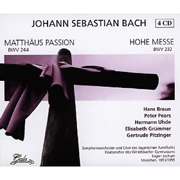 Matthäus Passion Bwv 244 (Ga), Eugen Jochum, Sobr