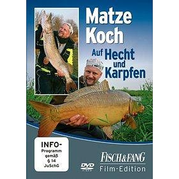 Matze Koch - Auf Hecht und Karpfen, DVD, Matze Koch