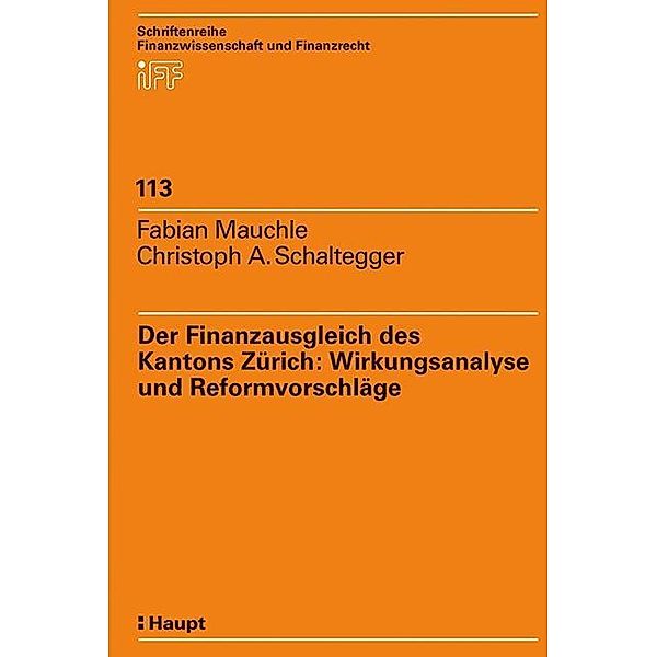 Mauchle, F: Finanzausgleich des Kantons Zürich, Fabian Mauchle, Christoph A. Schaltegger