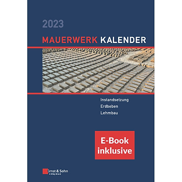 Mauerwerk-Kalender 2023, m. 1 Buch, m. 1 E-Book, 2 Teile