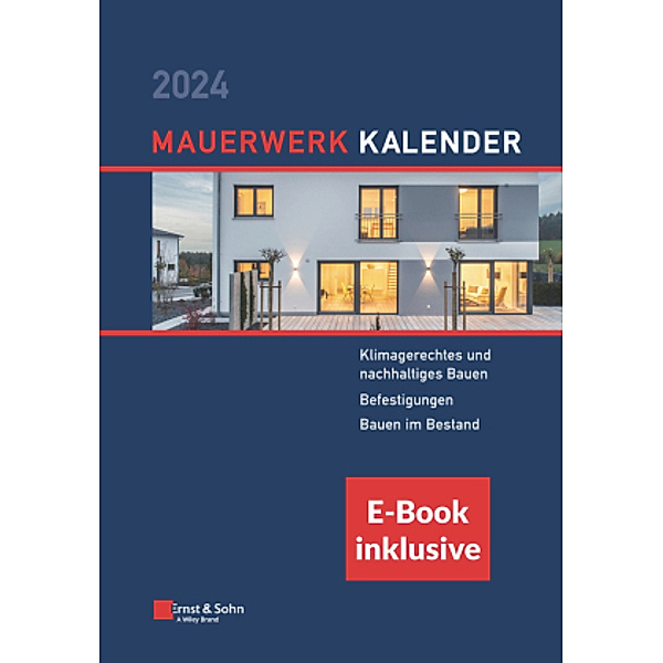 Mauerwerk-Kalender 2024, m. 1 Buch, m. 1 E-Book, 2 Teile