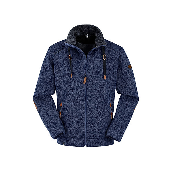 Maul Maul Herren-Strickfleecejacke Lichtenau, blau (Größe: 58)