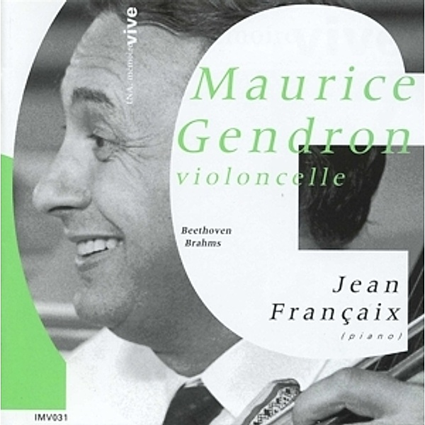 Maurice Gendron-Violoncelle, Maurice Gendron, Jean Francaix