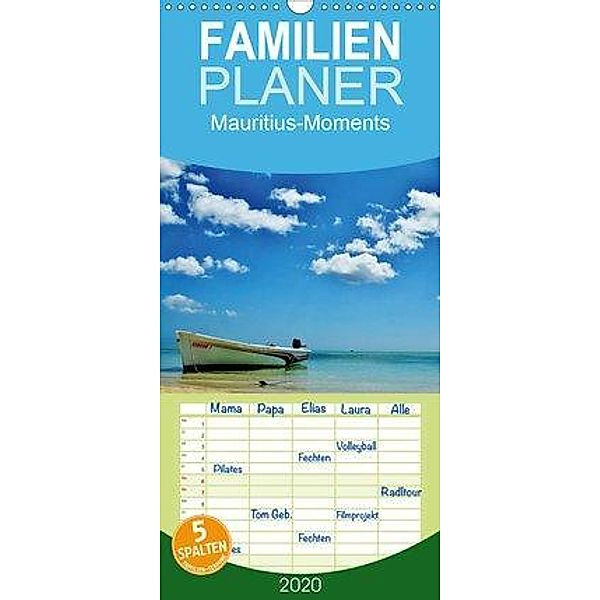 Mauritius - Moments - Familienplaner hoch (Wandkalender 2020 , 21 cm x 45 cm, hoch), Holger Schlimm