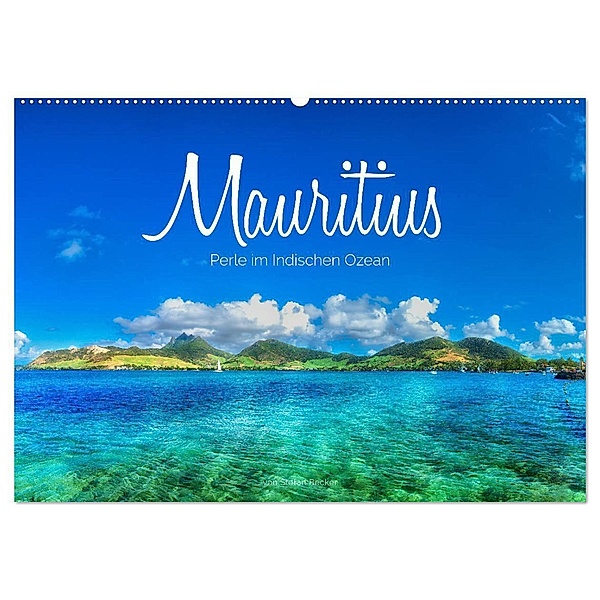 Mauritius - Perle im Indischen Ozean (Wandkalender 2024 DIN A2 quer), CALVENDO Monatskalender, Stefan Becker