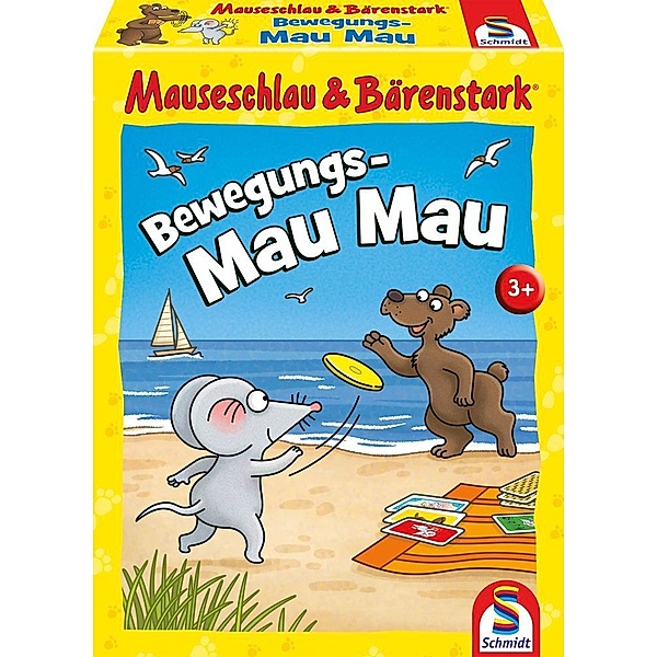SCHMIDT SPIELE Mauseschlau & Bärenstark, Bewegungs-Mau Mau