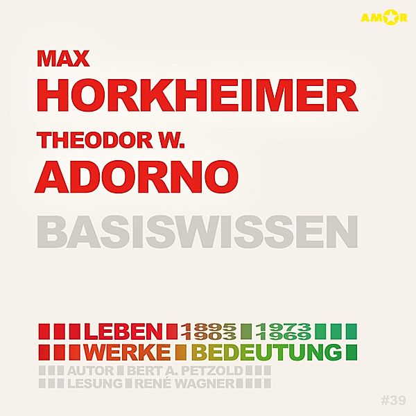 Max Horkheimer (1895-1973) und Theodor W. Adorno (1903-1969) - Leben, Werk, Bedeutung - Basiswissen, Bert Alexander Petzold