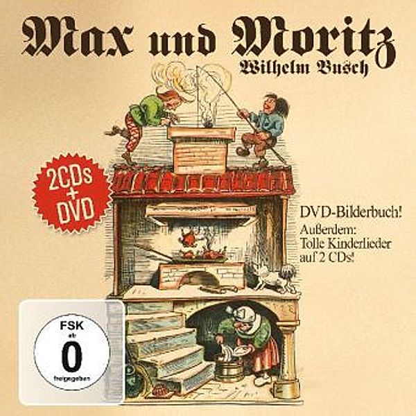 Max und Moritz und andere Meisterwerke, 1 DVD + 2 Audio-CDs, Wilhelm Busch