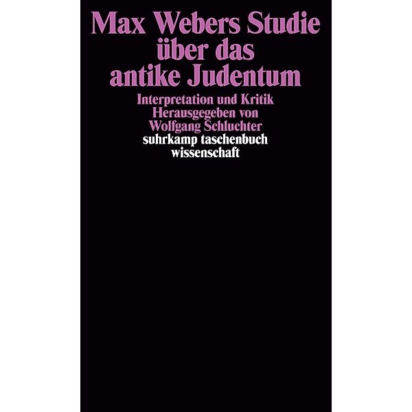 Max Webers Studie über das antike Judentum, Max Weber