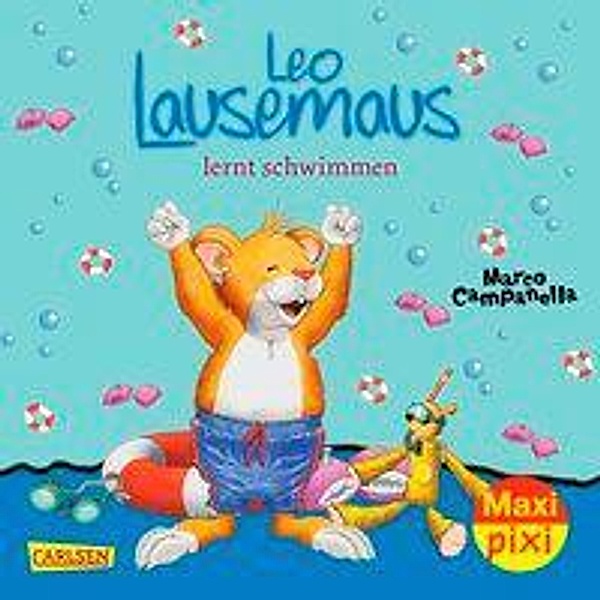 Maxi Pixi 255: VE 5 Leo Lausemaus lernt schwimmen (5 Exemplare), Anna Casalis, Marco Campanella