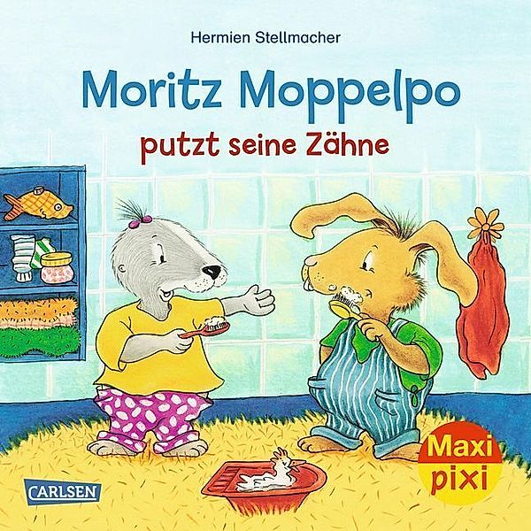Maxi Pixi 294: Moritz Moppelpo putzt seine Zähne, Hermien Stellmacher