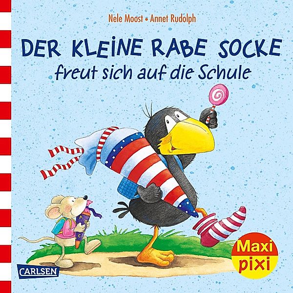 Maxi Pixi 315: VE 5 Rabe Socke freut sich auf die Schule (5 Exemplare), Nele Moost