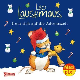 2 Bücher Der kleine Igel feiert Weihnachten/Leo Lausemaus Maxi pixi Weihnachten 