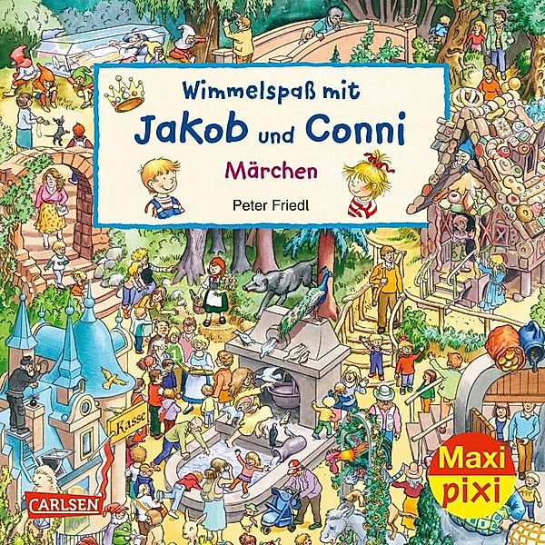 Maxi Pixi 377: VE 5: Wimmelspass mit Jakob und Conni: Märchen (5 Exemplare), Carlotta Schade