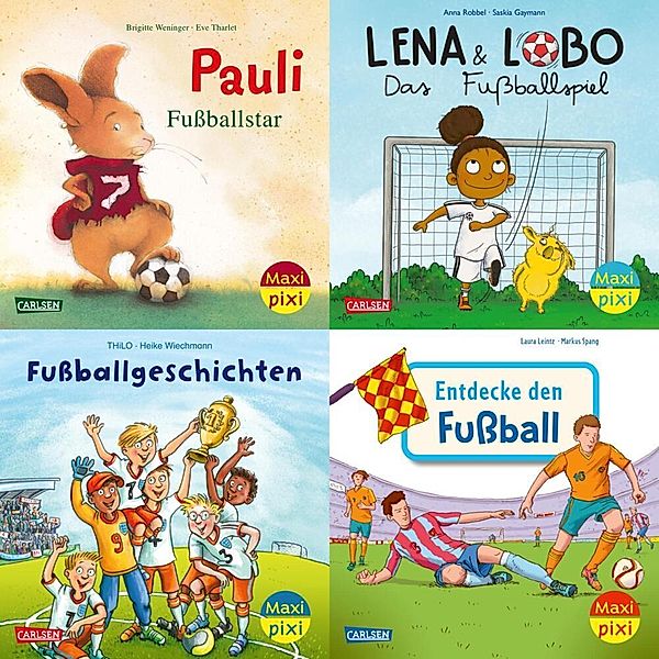 Maxi-Pixi-4er-Set 112: Fussballspass (4x1 Exemplar)