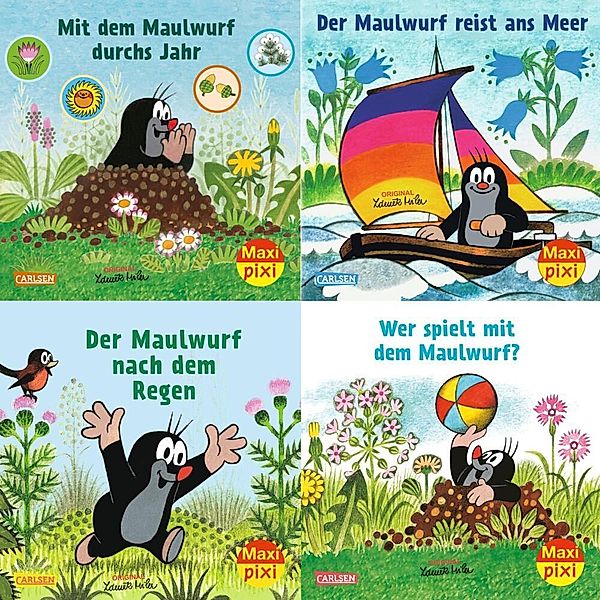 Maxi-Pixi-4er-Set 99: Neues vom Maulwurf (4x1 Exemplar), Hanna Sörensen