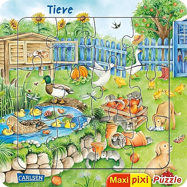 Maxi Pixi: Maxi-Pixi-Puzzle VE 5: Tiere (5 Exemplare), Christine Henkel