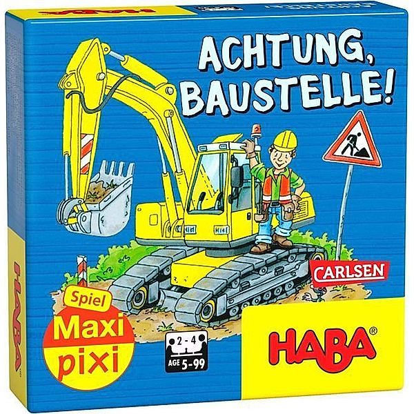 Carlsen Maxi Pixi Spiele: made by haba - Maxi-Pixi-Spiel made by haba: Achtung, Baustelle!, HABA