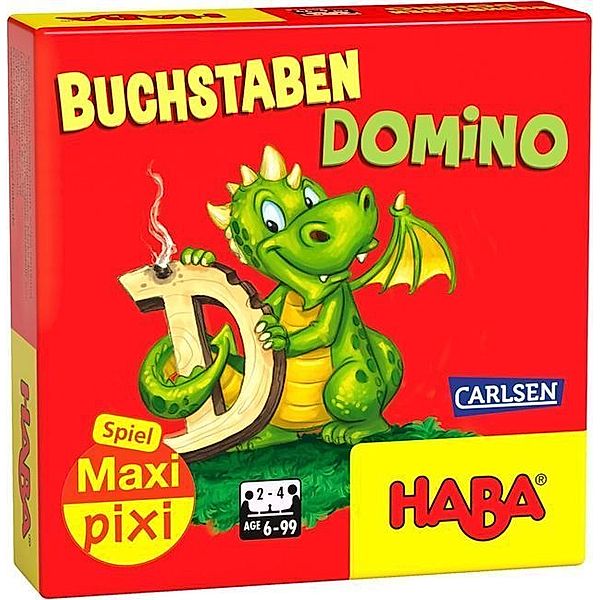 Carlsen Maxi Pixi Spiele: made by haba - Maxi-Pixi-Spiel made by haba: Buchstaben-Domino, HABA