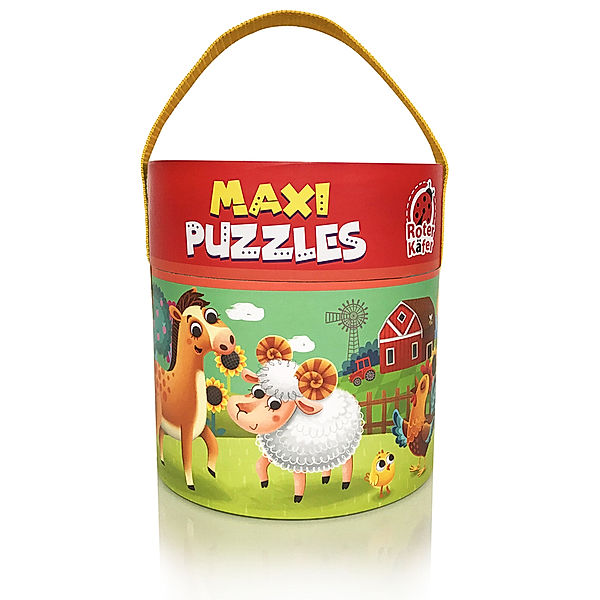 Roter Käfer Maxi puzzles in tube 2in1 Farm RK1080-01