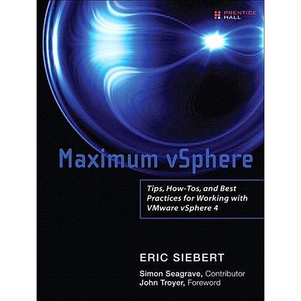 Maximum vSphere, Siebert Eric, Seagrave Simon