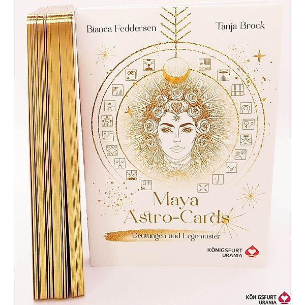 Maya-Astro-Cards: 44 astrologische Orakelkarten mit Booklet, m. 1 Buch, m. 44 Beilage, 2 Teile, Bianca Feddersen, Tanja Brock