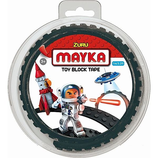 MAYKA TAPE - SMALL 1M 2 NOPPEN - SCHWARZ