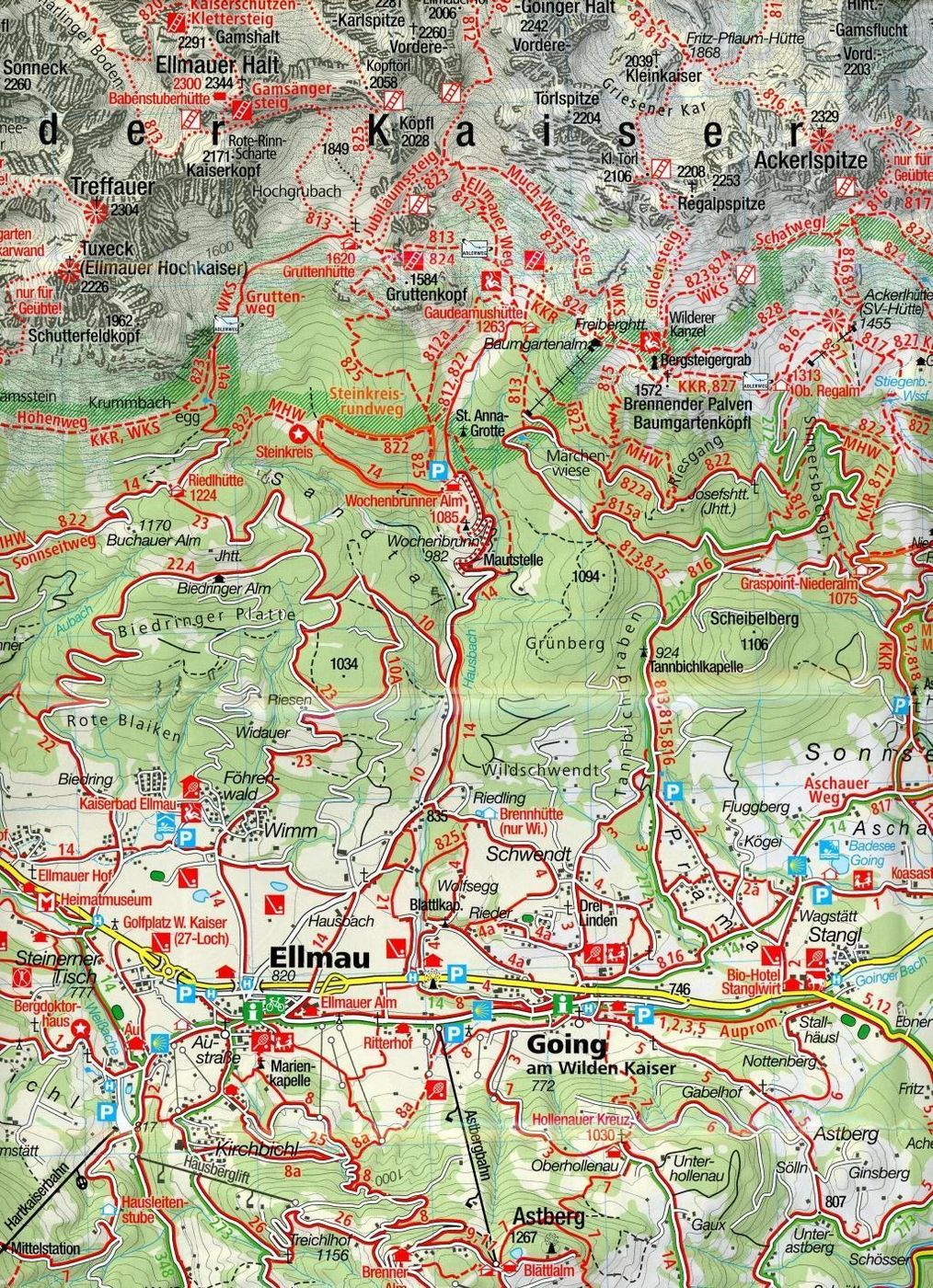 Mayr Karte Kitzbüheler Alpen, St. Johann in Tirol Buch versandkostenfrei  bei Weltbild.de bestellen